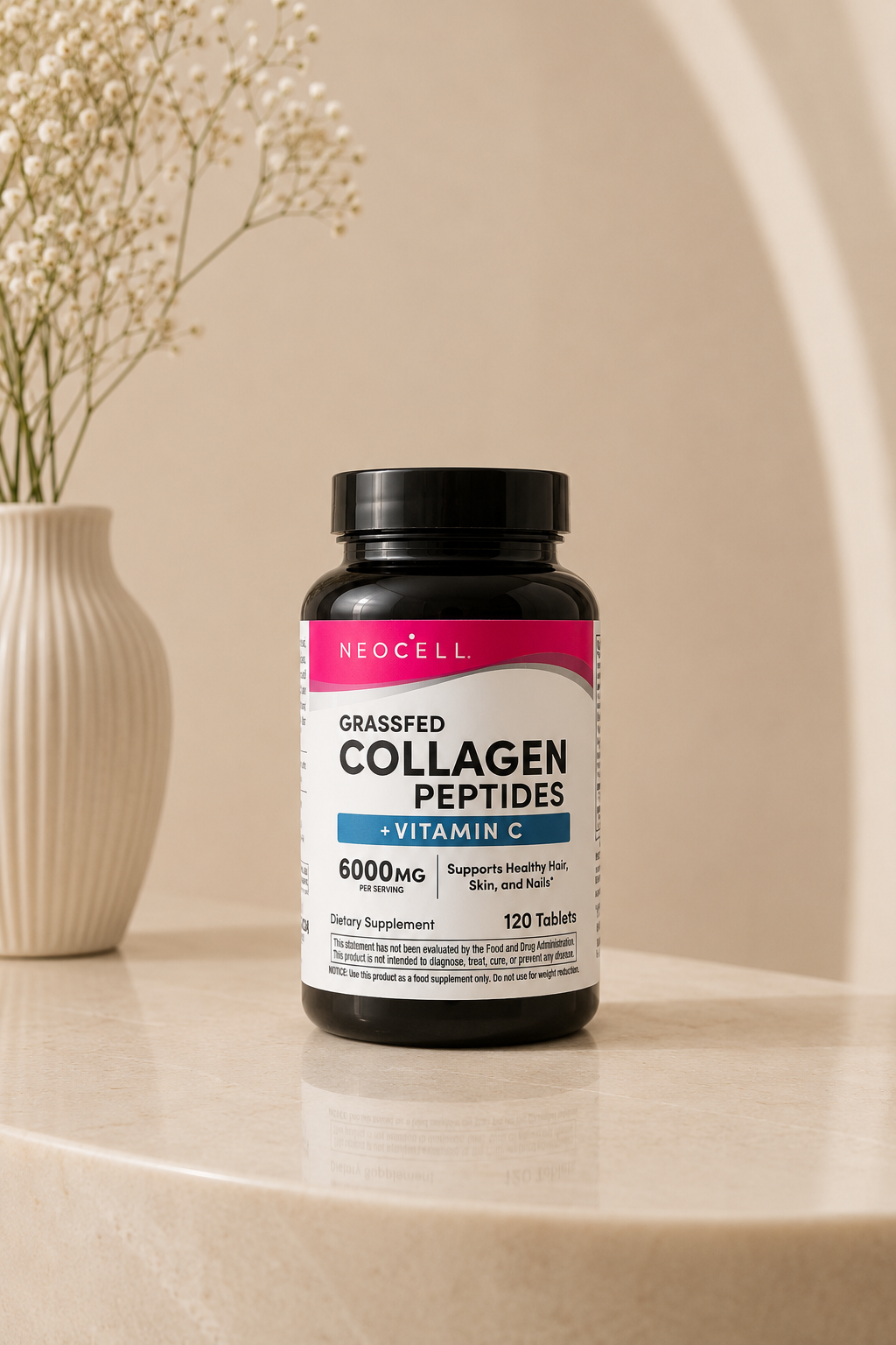 Neocell Grassfed Collagen Peptides + C, 6000 mg