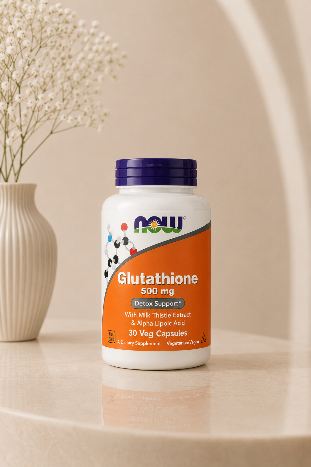 NOW Foods Glutathion 500mg 30 vcaps