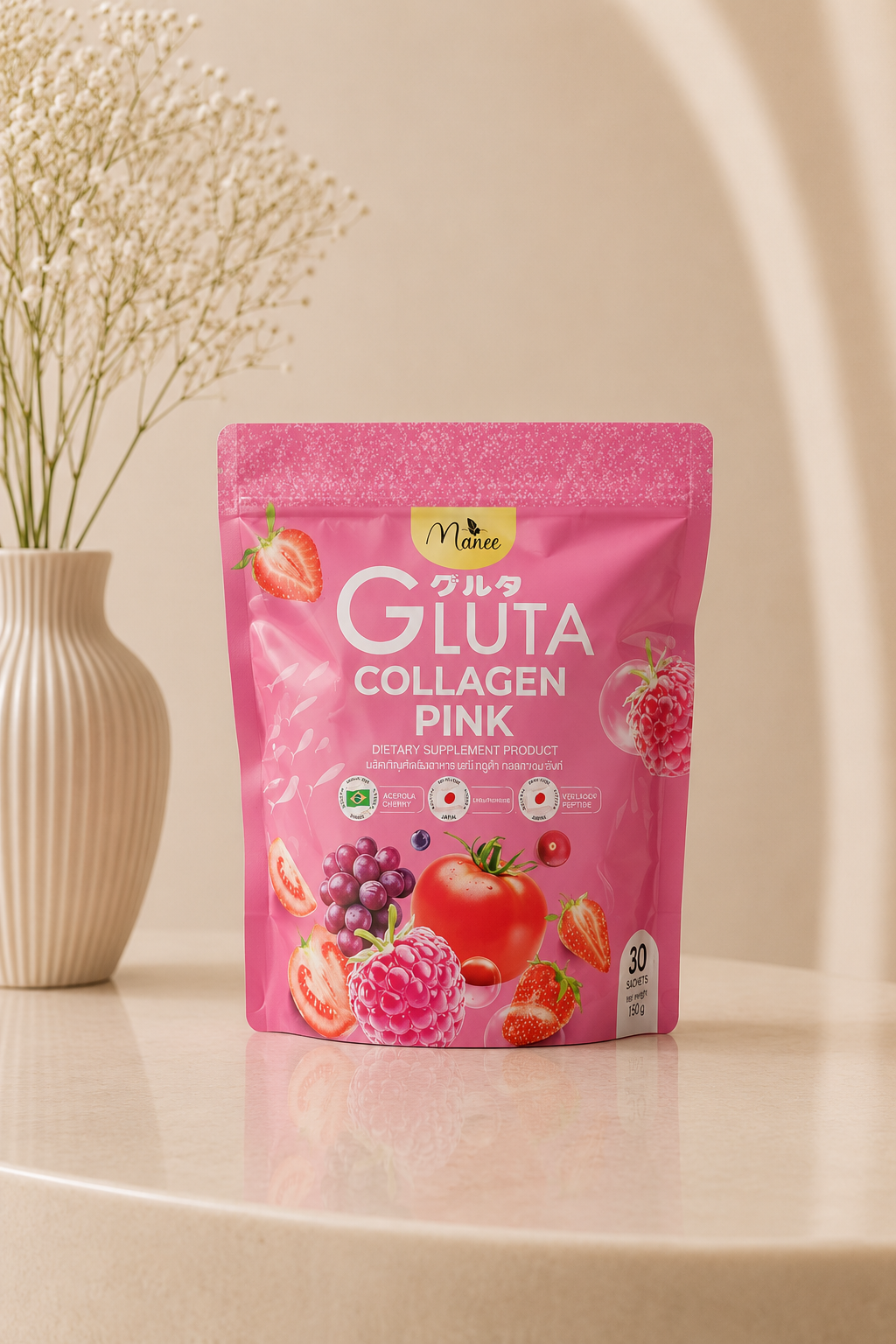 Manee Gluta Collagen Pink