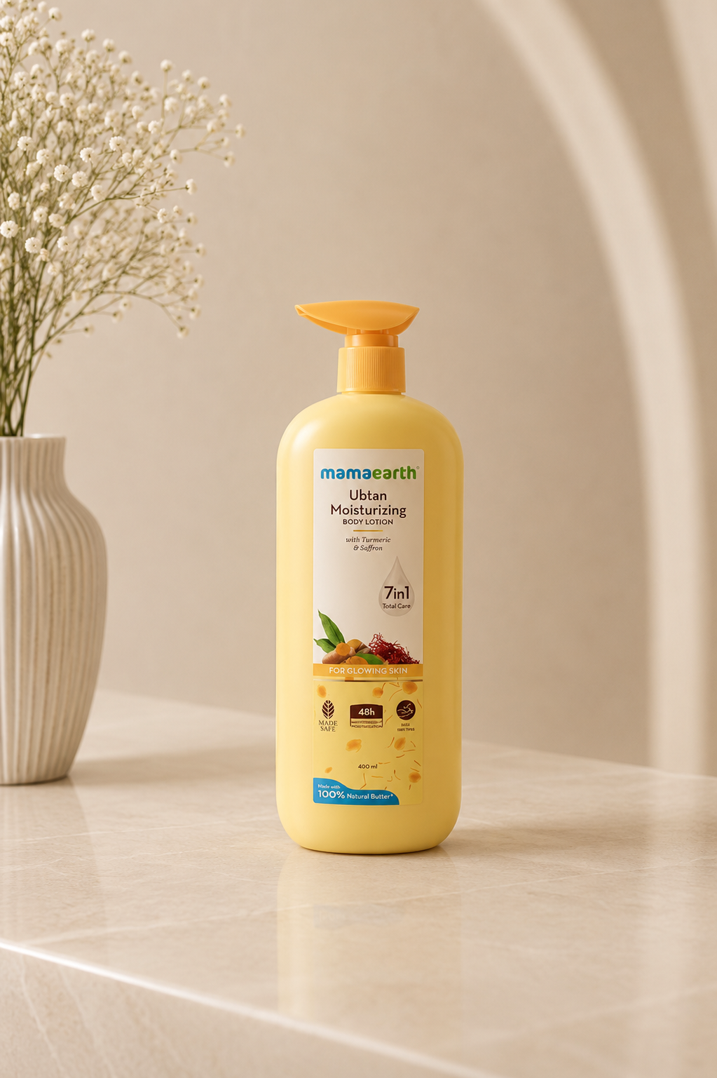 Mamaearth Ubtan Moisturizing Body Lotion