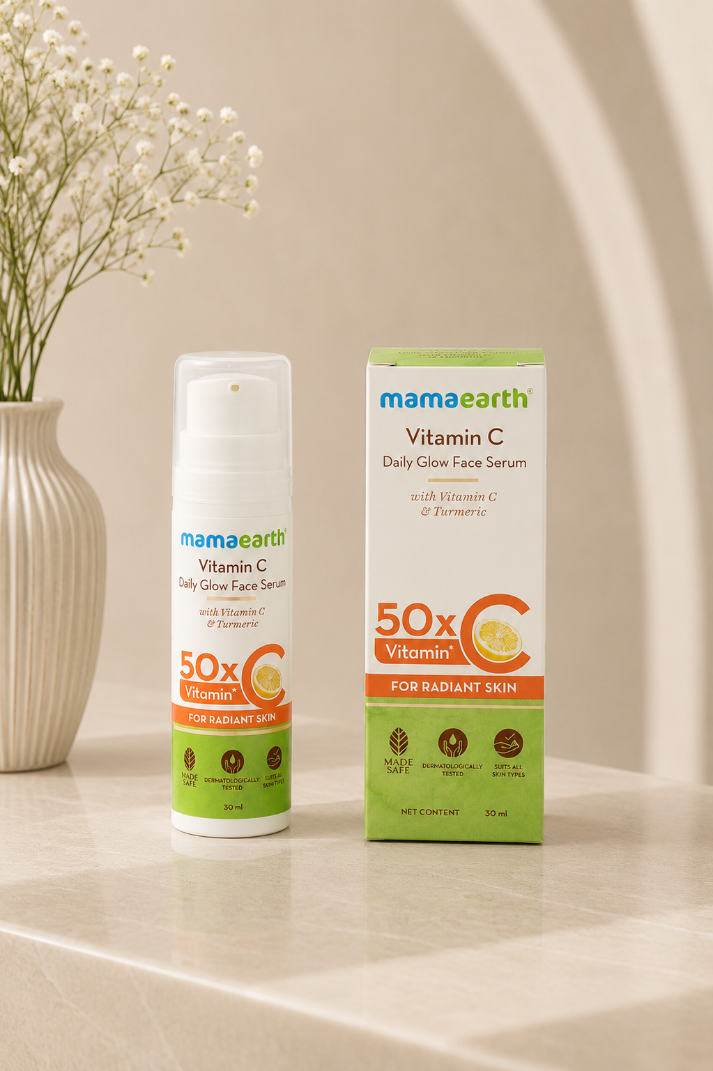 Mama Earth Vitamin C Daily Glow Face Serum