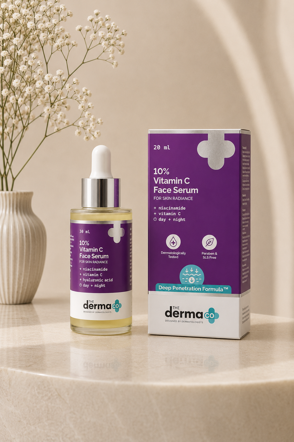 The Derma Co 10% Vitamin C Face Serum
